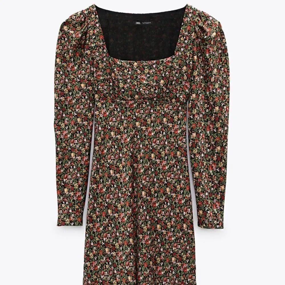 ZARA FLORAL PRINT DRESS - Picture 9 of 11